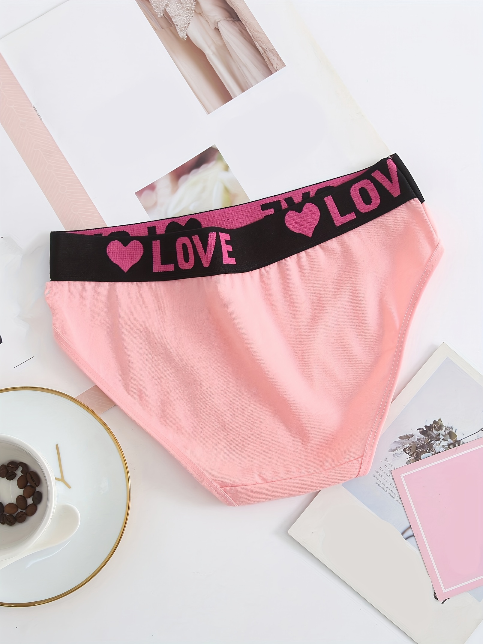 Letter Tape Briefs Comfy Breathable Stretchy - Temu