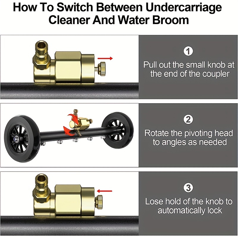 Dual function Undercarriage Cleaner Surface Cleaner Pressure - Temu