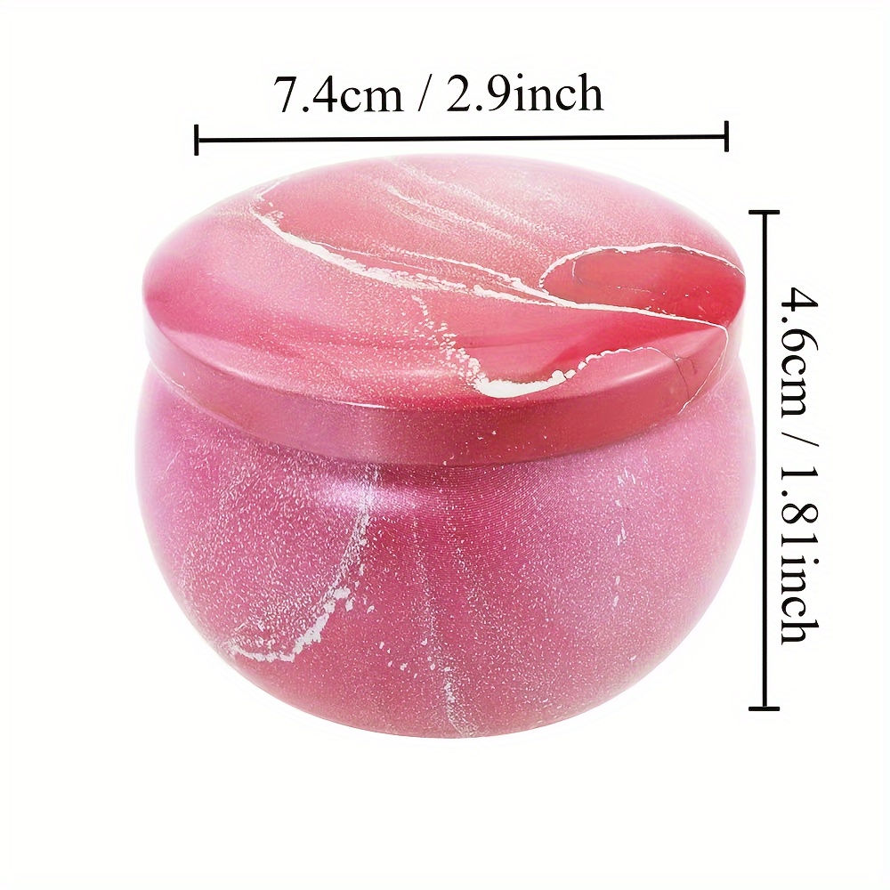 Candle Tins With Lids Round Metal Kit For Loose Candles Used - Temu