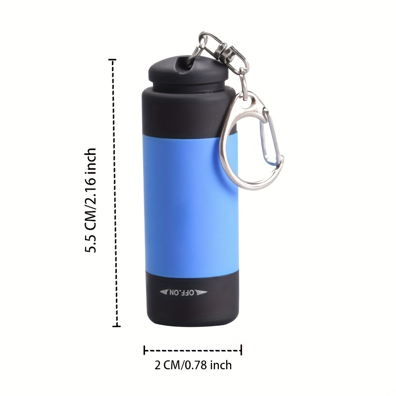 portable led light usb rechargeable outdoor waterproof keychain flashlight multicolor mini flashlight details 0