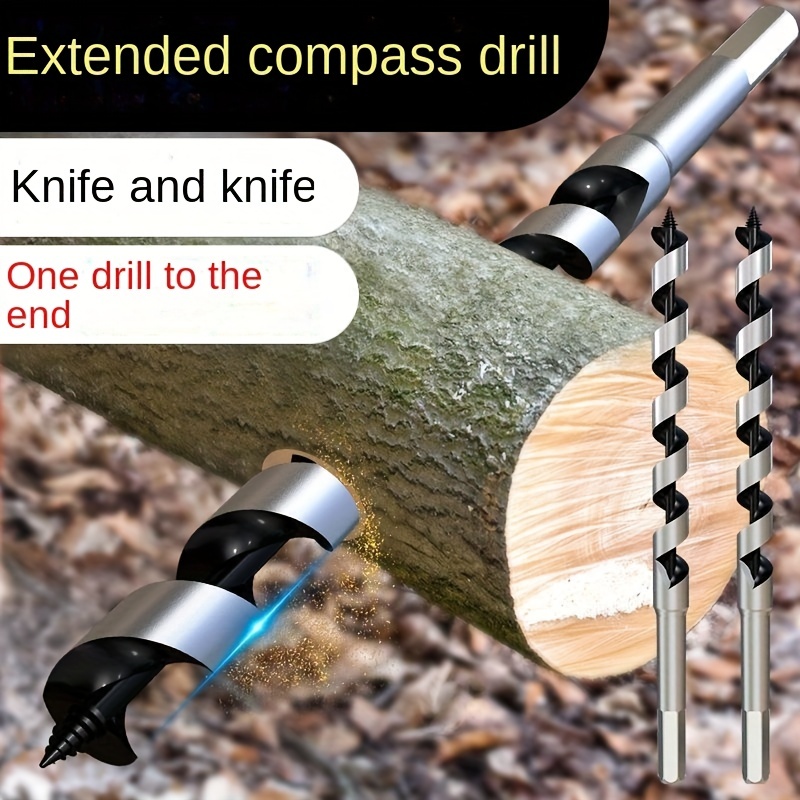 Extended Woodworking Compass Drill Bit 4 lame Foret À Bois - Temu