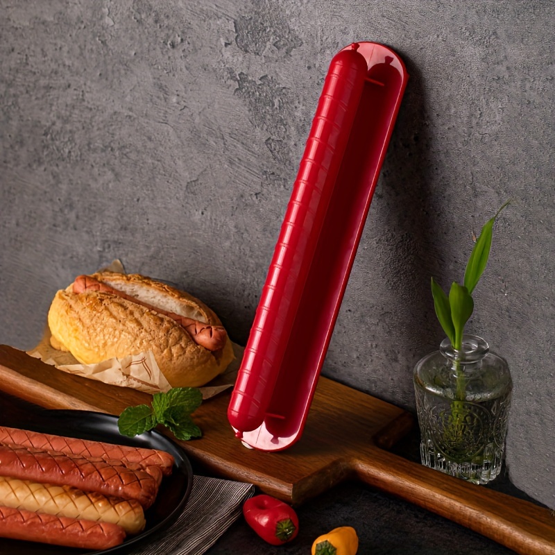 1pc Hot Dog Slicer Hot Dog Knife Bbq Gadget For Sausage Bbq
