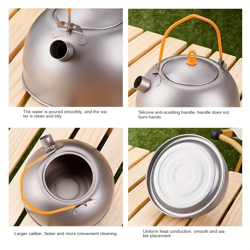 Camping Water Kettle Tea Kettle Small Double Handle for Boiling