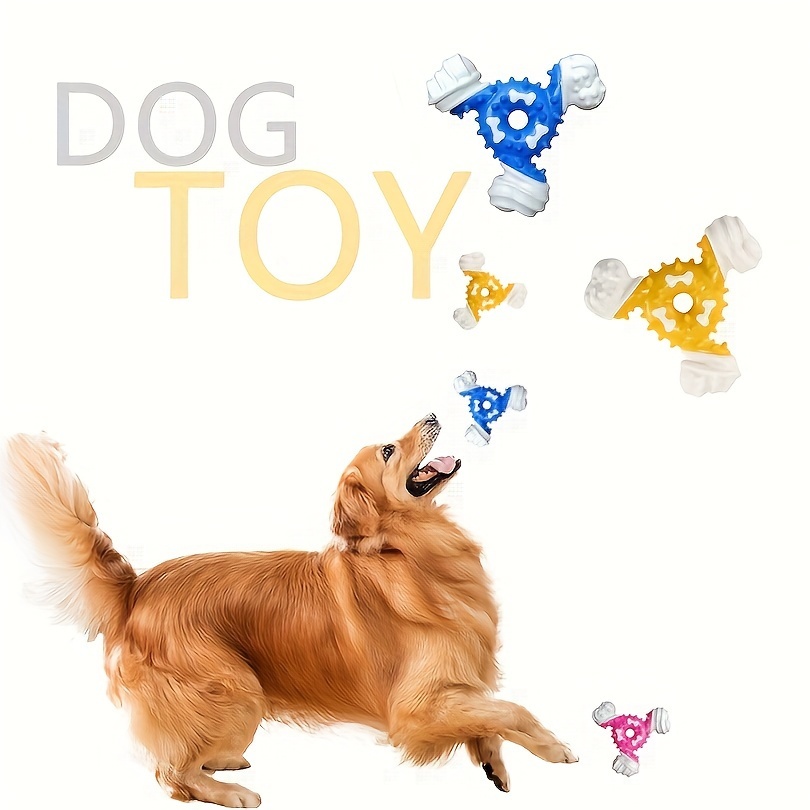 Interactive Treat Dispensing Puppy Toys - Dog Bones For Aggressive Chewers  Super Dog Toys Tough Chew For Dogs Toy Bone, Natural Rubber Leaked  Dumbbells - Temu
