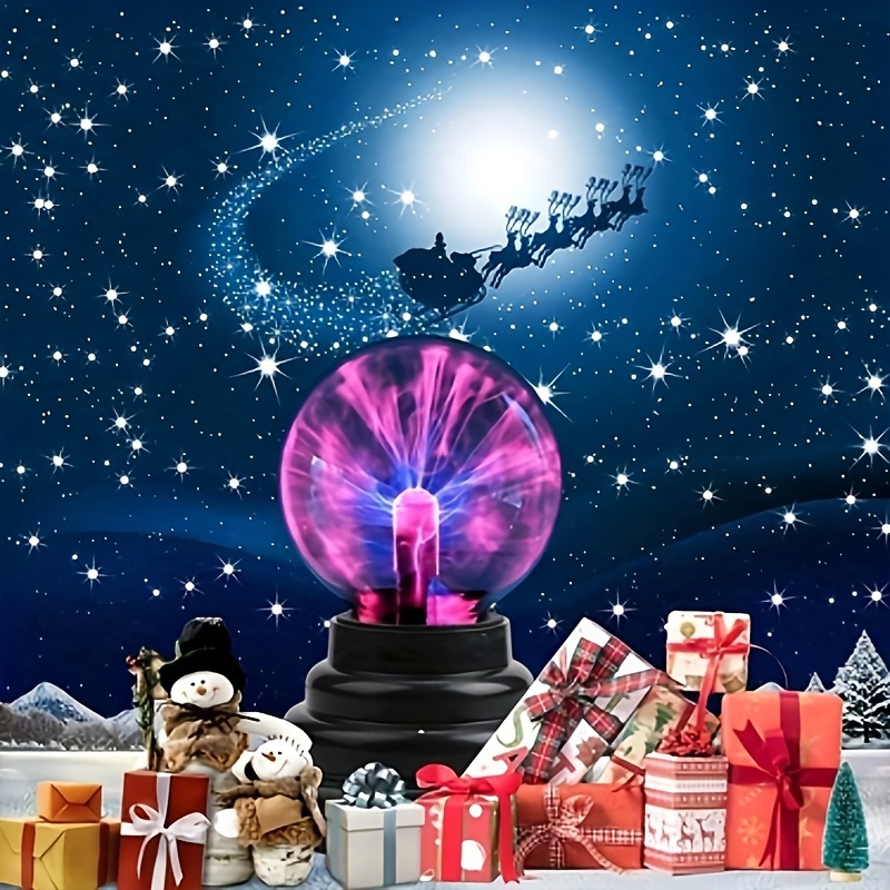Osairous Luz de bola de plasma, Bola de Luz Esférica Mágica de 6 Lámpara  de Rayos Iónicos Sensible al Tacto y al Color de 3 colores : :  Iluminación