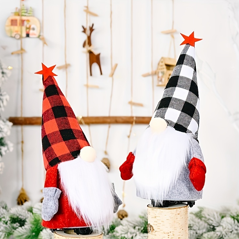 1pc Noël Mignon En Peluche Bonhomme De Neige Décor Ornement - Temu Belgium