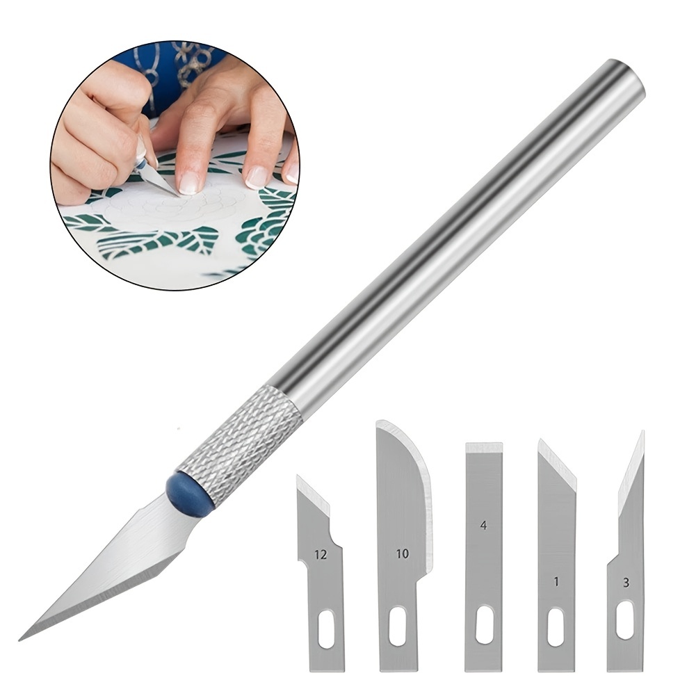 Pen type paper cutter/precision knife for Artists