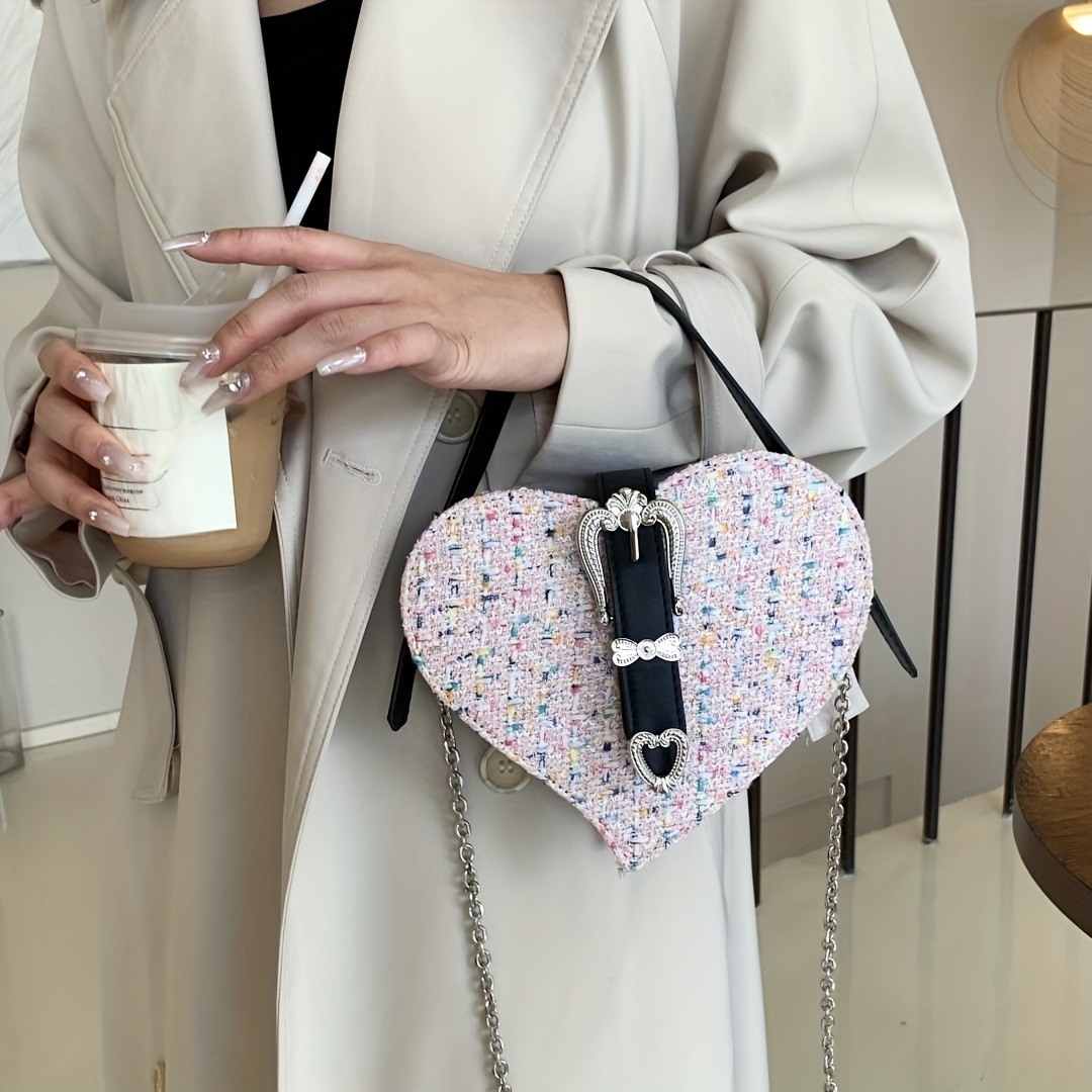 Women Handbag Heart Shape, Heart Shaped Crossbody Bag