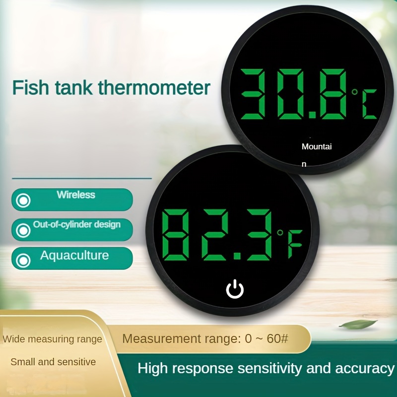 25CM Indoor Outdoor Garden Thermometer Wireless Outside Thermometer  Hygrometer Room Temperature Humidity Meter No Battery Needed - AliExpress