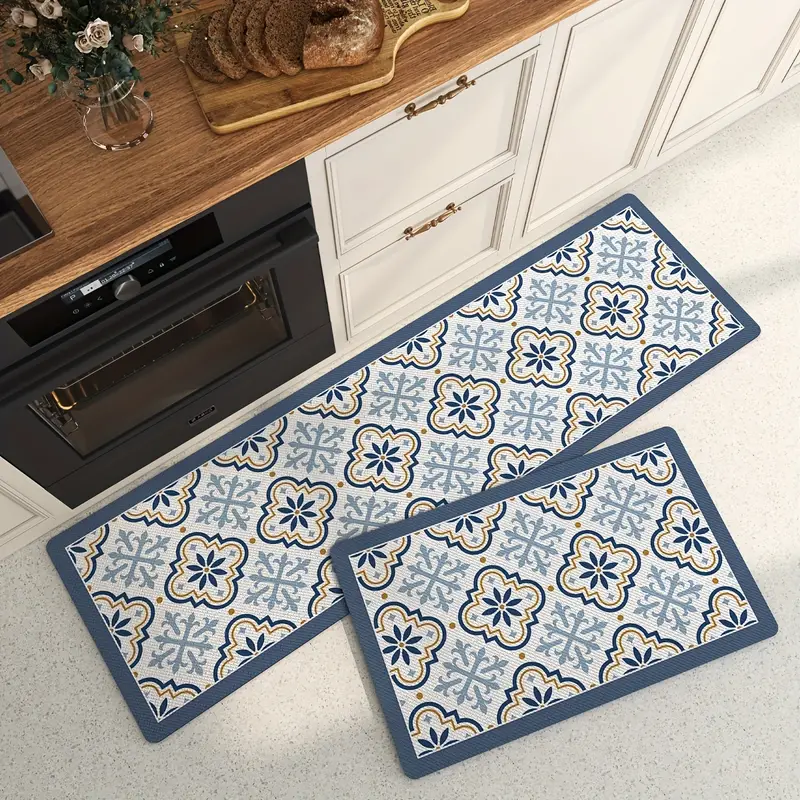 Comfortable And Non-slip Kitchen Rugs And Mats With Memory Foam