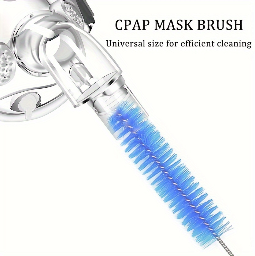 Cpap Tube Cleaning Brush With Double Size Bristle Brushes - Fits For Both  Standard Diameter Tubing And Diameter Slim Hose - Temu