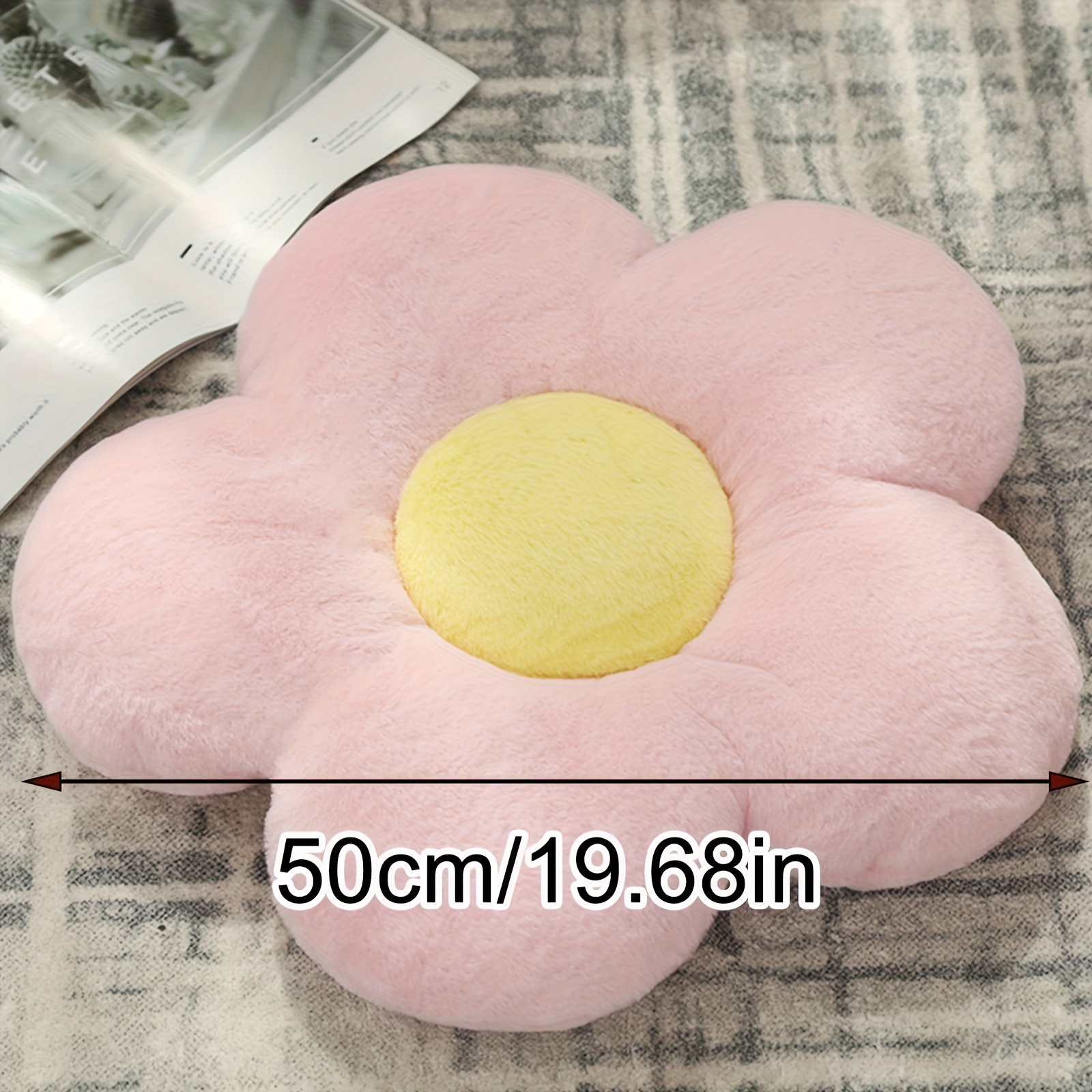 Flower Pillow Flower Shaped Throw Pillow Butt Cushion - Temu