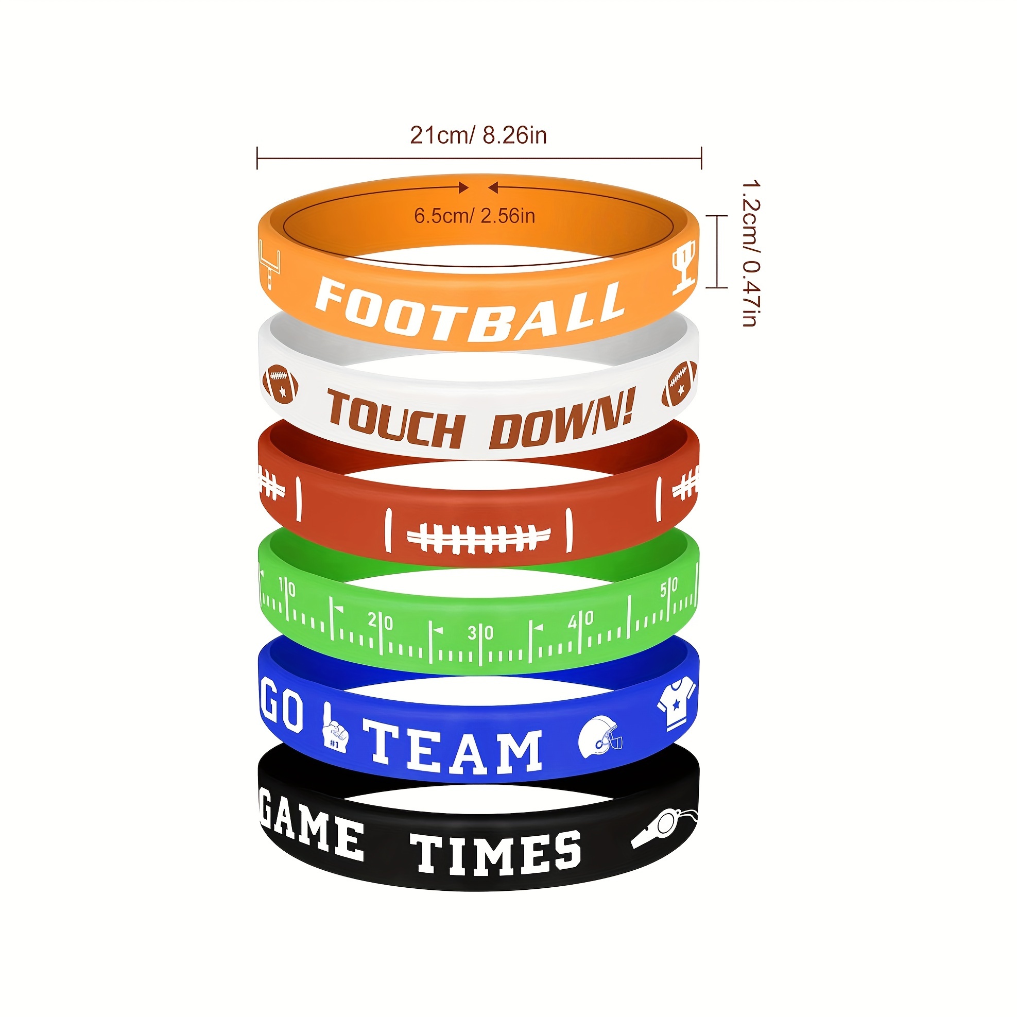 Bracelets de jeu de football | Bande de sport | Équipement de quart-arrière pour jeunes | Livre de jeu | Bracelets de softball pour panneaux