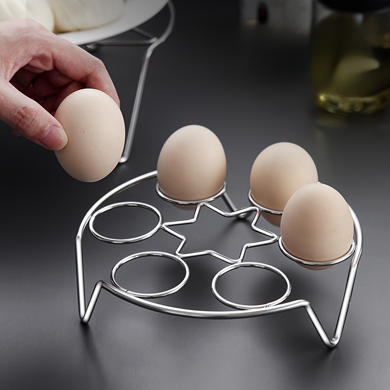 Silicone Egg Cooker Rack, Heat Insulation Pot Mat Mold, Round Egg