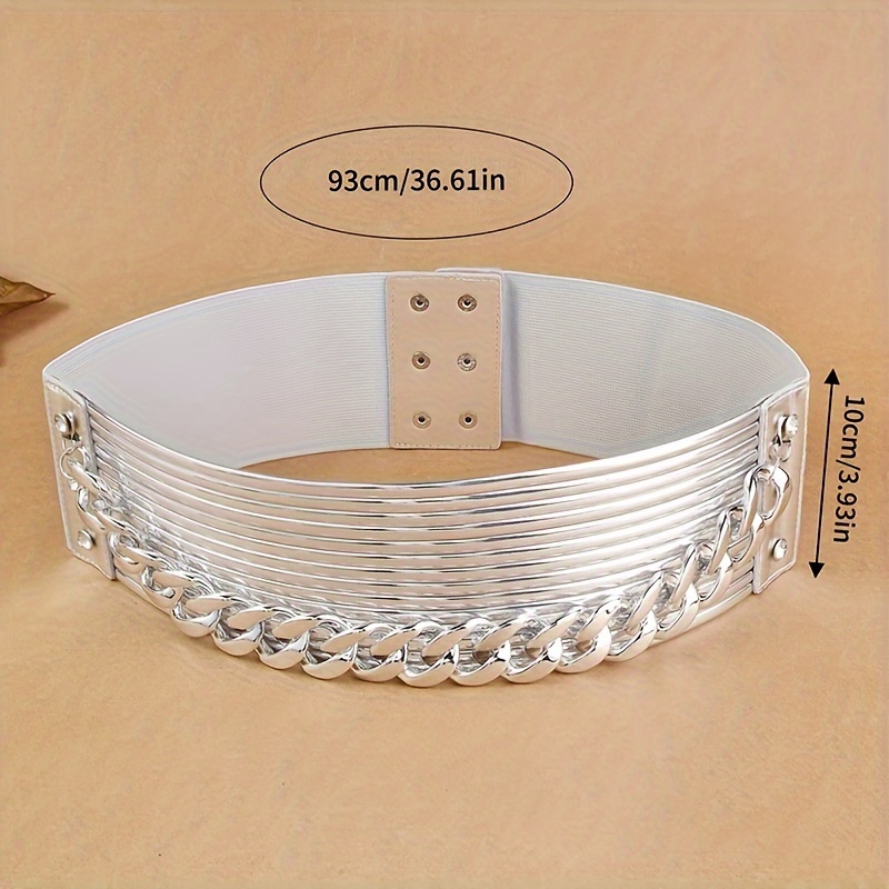 Silver Link Chain Belt