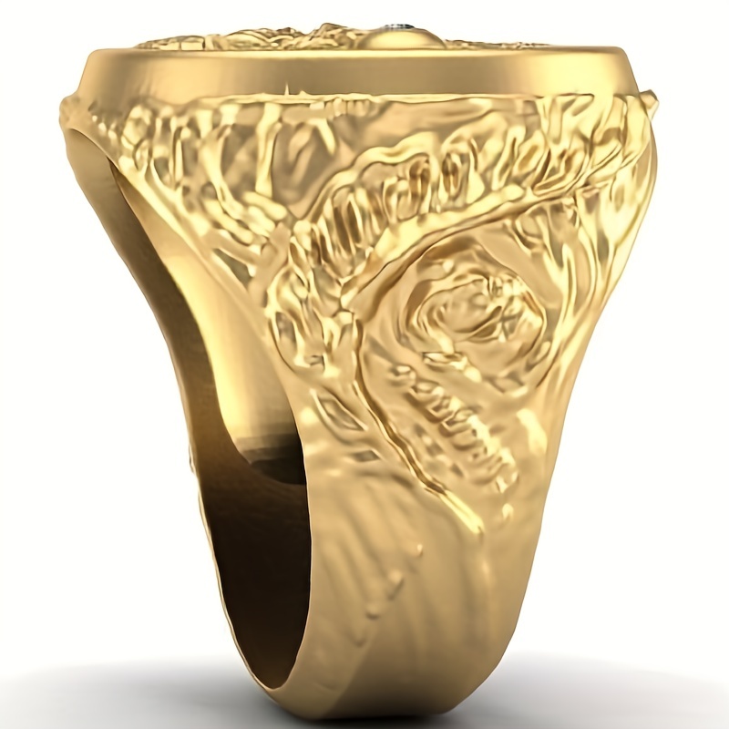 Men's Vintage Dragon Ring, Business Style