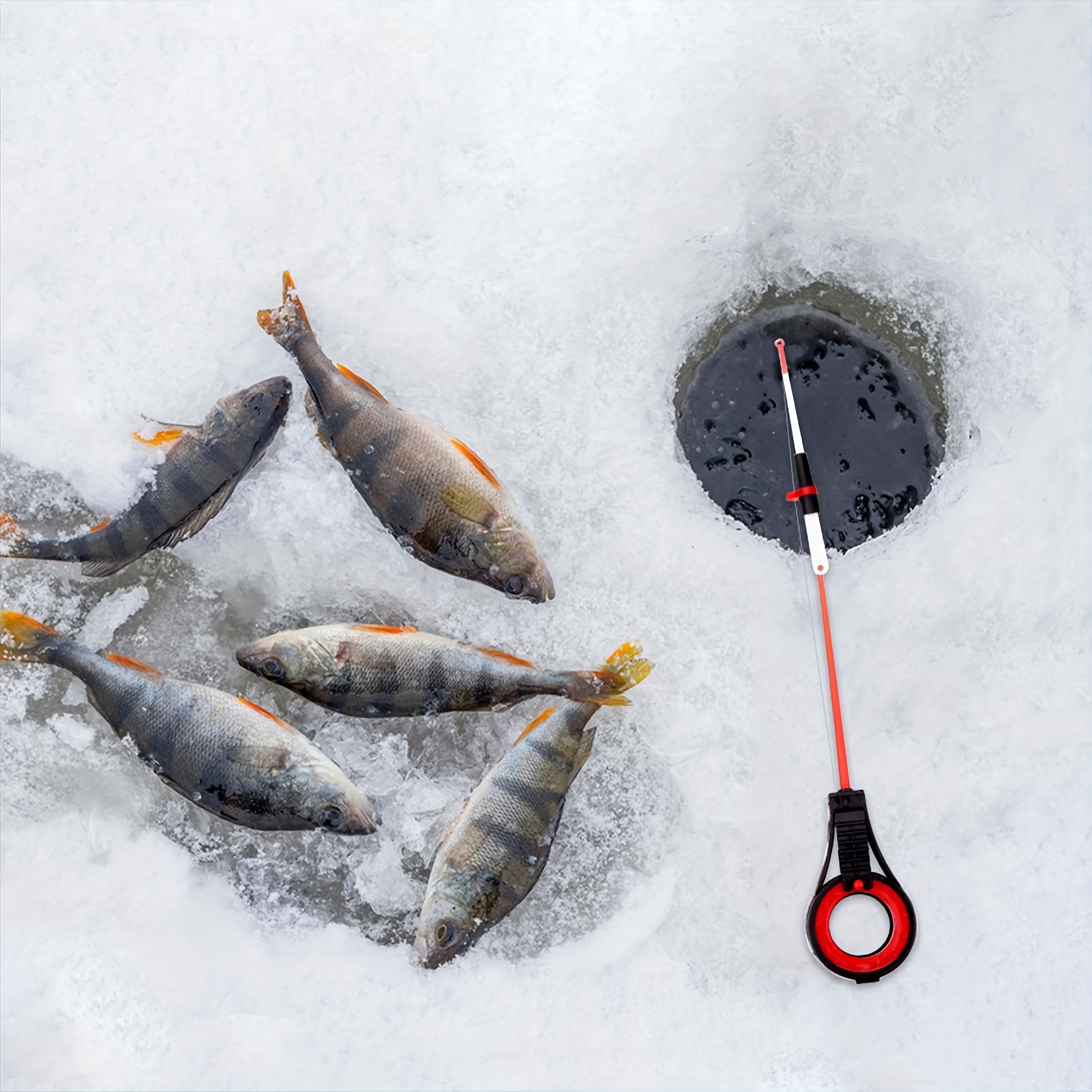 Durable And Lightweight Ice Fishing Rods For Winter Fishing - Temu
