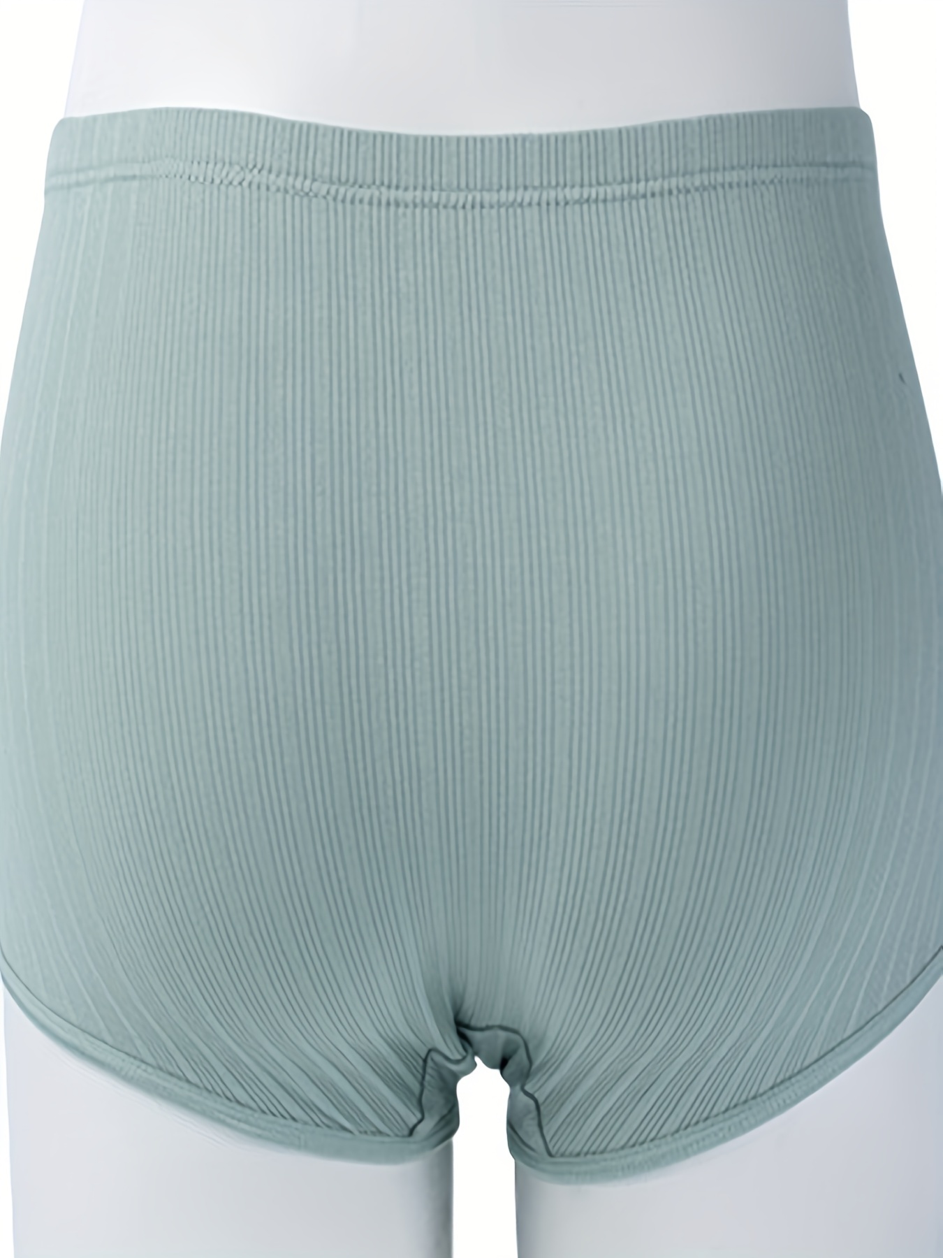 4pcs Lace Cotton Maternity Panties, High Waist Design