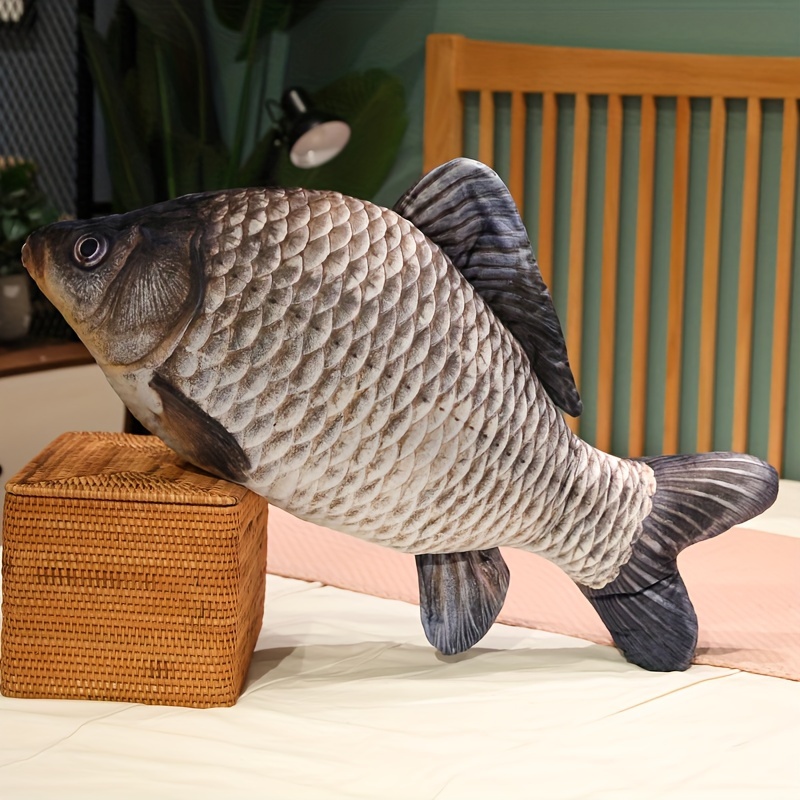 Simulation Fish Plush Toy Fish Toy Accompanying Sleeping - Temu