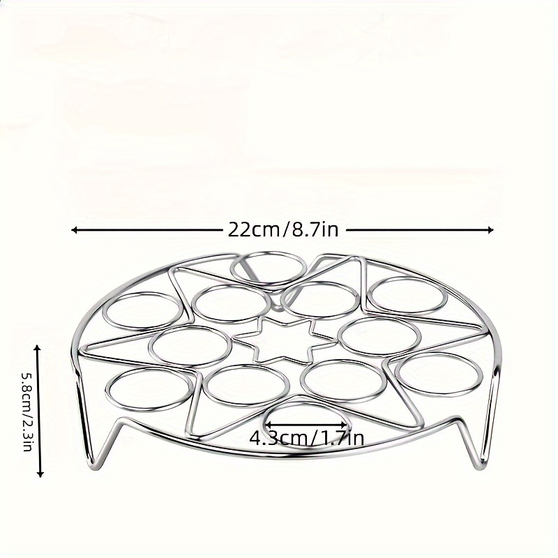 Silicone Egg Steamer Rack Insulation Pad Egg Steaming Tray Stand