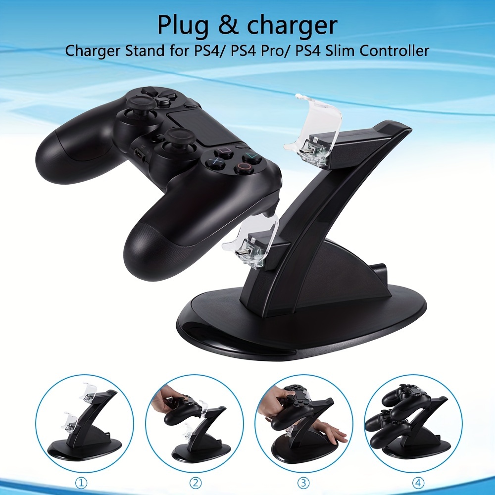 PS4 Slim USB Hub Adaptateur D'extension 4 Ports, Connecteur d'adaptateur de  Chargeur Hub compatible avec Sony Playstation PS4 Slim Console de jeu -  Accessoire pour manette - Achat & prix