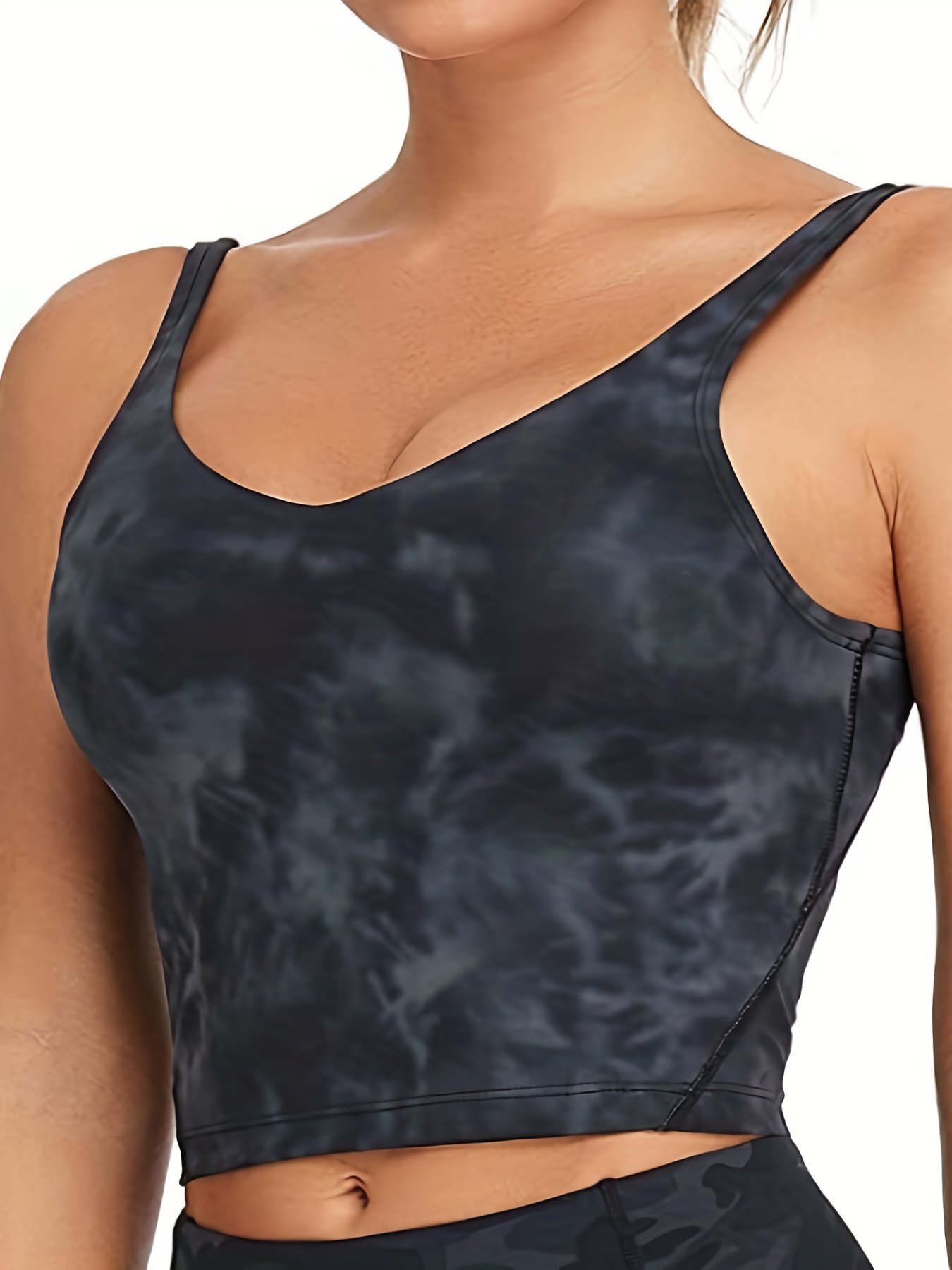 Lululemon Women's Tank Top Shirt Connected Sports Bra Yoga Purple