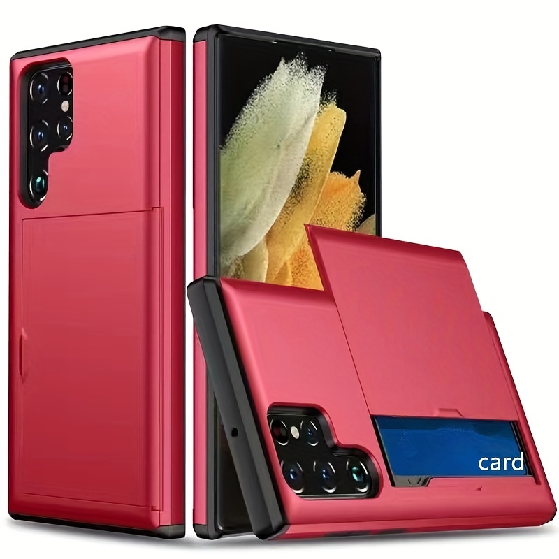 2023 Phone Case Card Holder Galaxy S23 Ultra Heavy - Temu