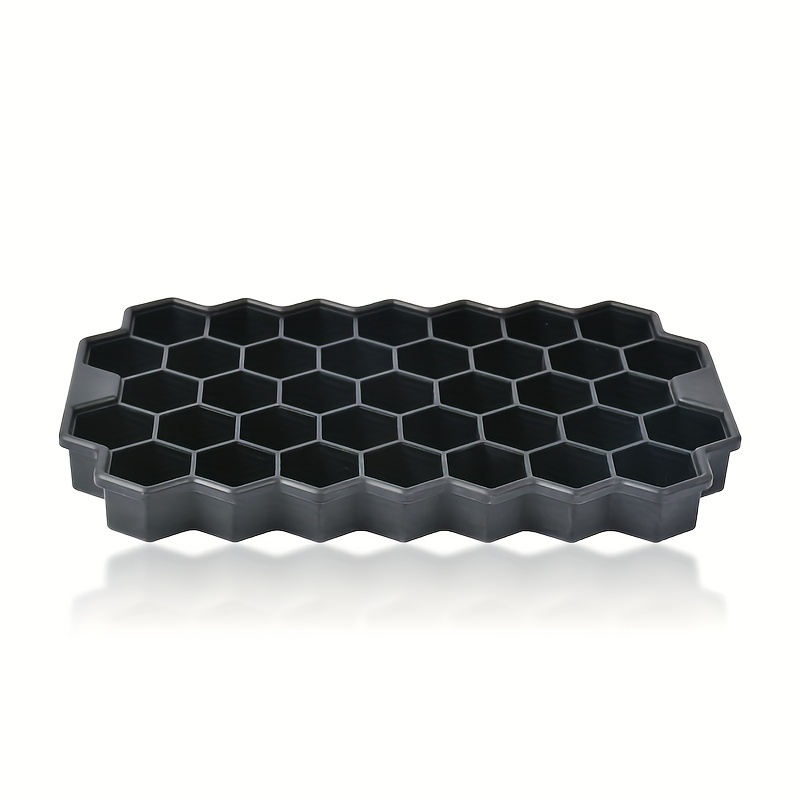 1pc Ice Tray Mold, Silicone Ice Tray, Hexagonal Ice Tray, 37 Grids