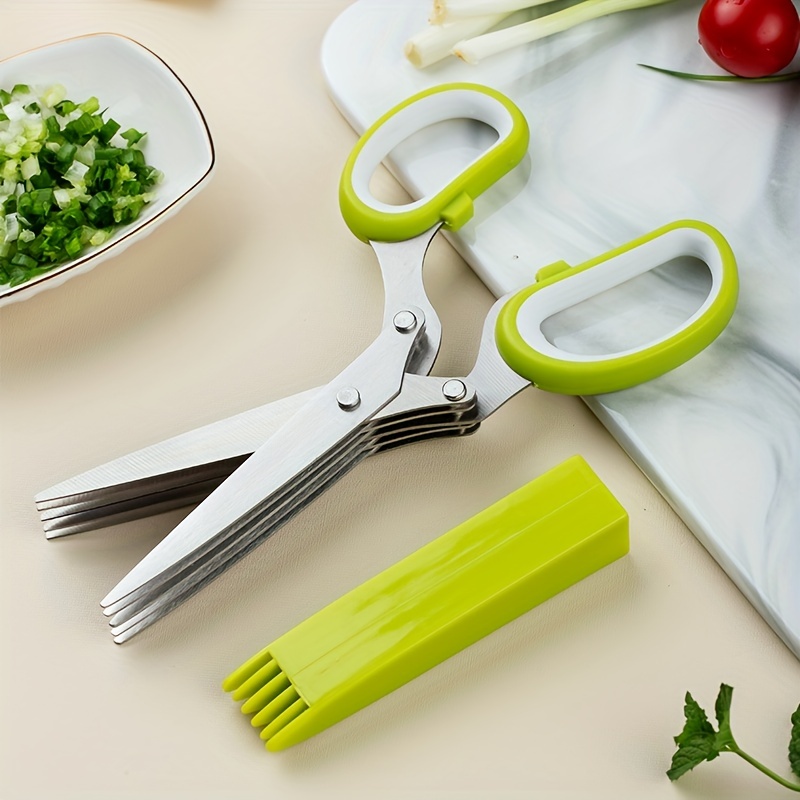 Kitchen Multi-functional Sharp Stainless Steel Onion Scissors