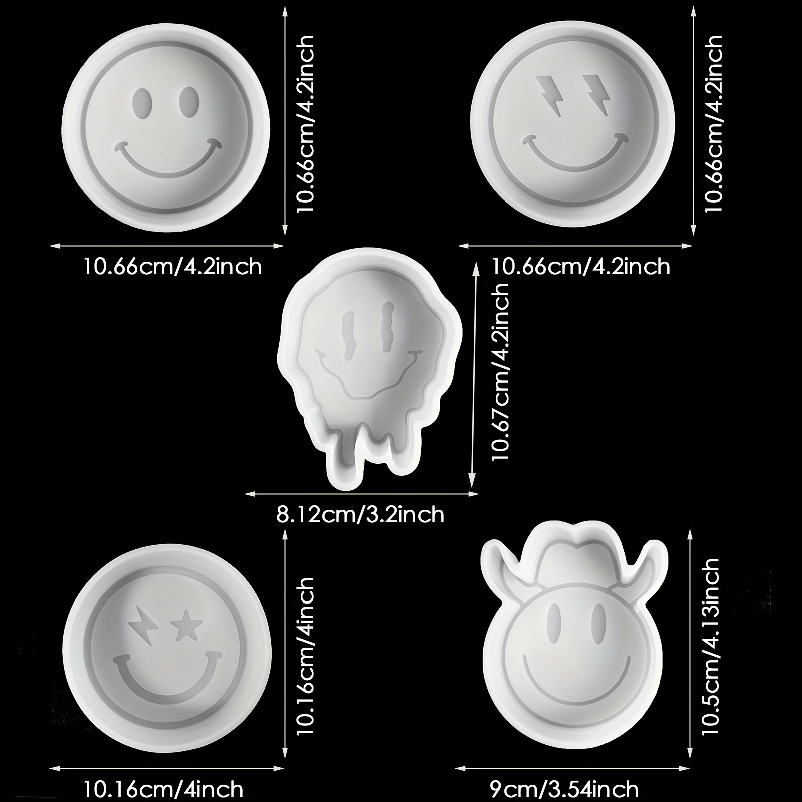 Smiles Wax Melt Mold