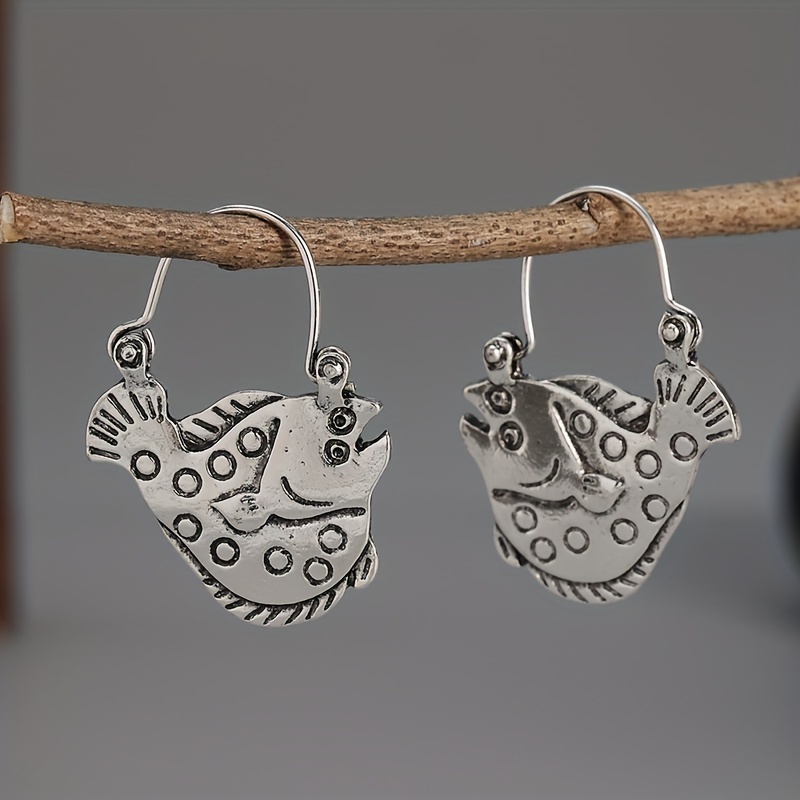 Fish Hoop Earrings 