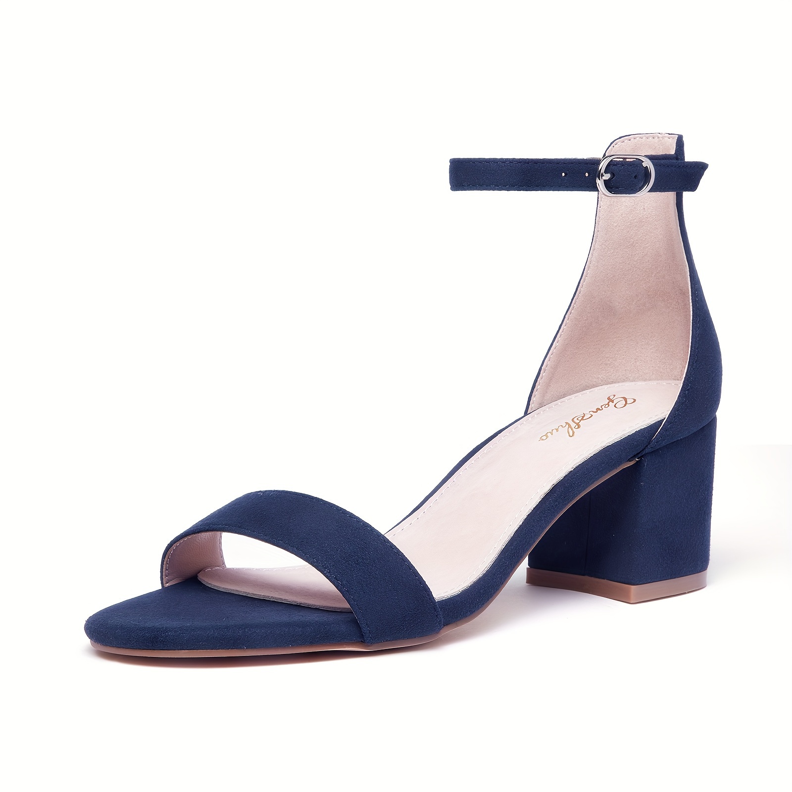 Sandales à Talons Sweet Seventeen – Bout Ouvert – Rose/blanc – Taille 6.5