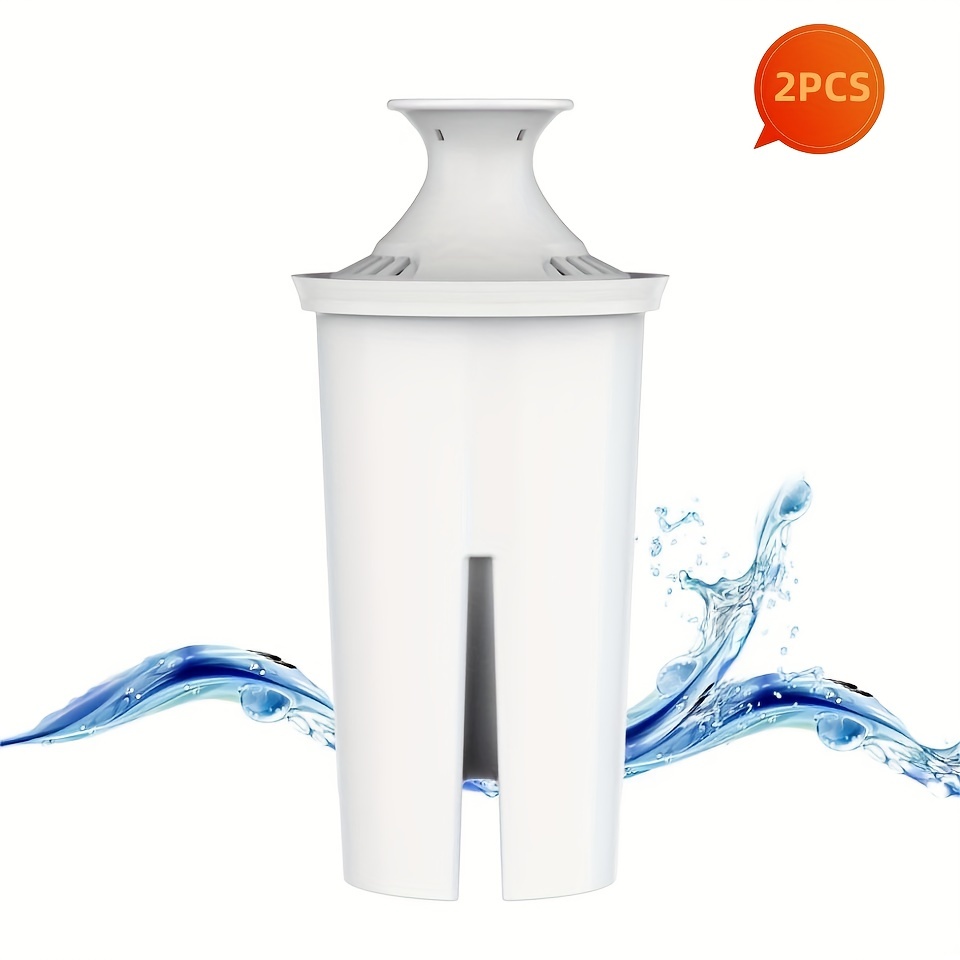 Jarra con filtro de agua Brita para grifo y agua potable con 1 filtro  estándar, dura 2 meses, capacidad para 6 tazas, sin BPA, blanca