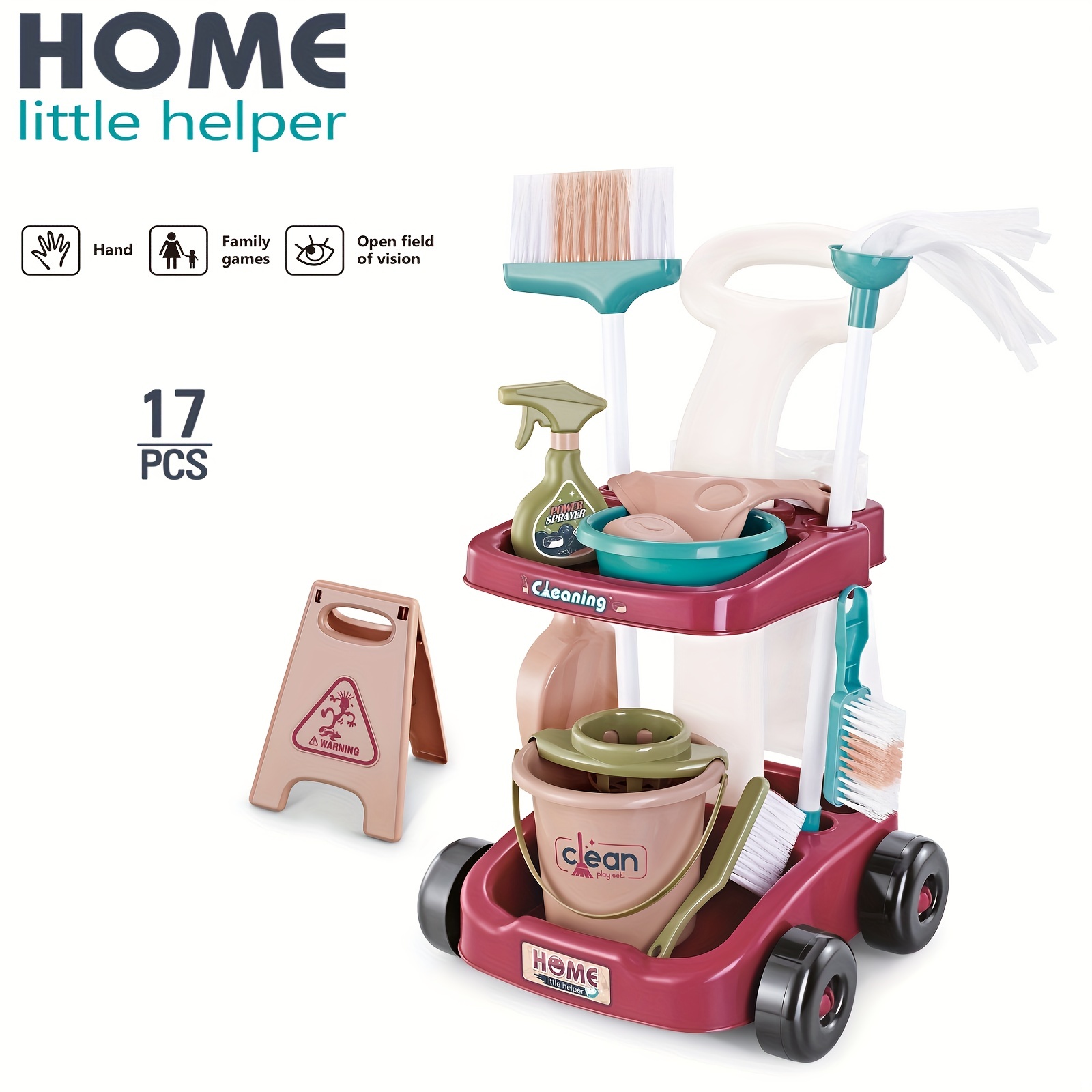 Little Helper Pretend Cleaning Toy Play Set