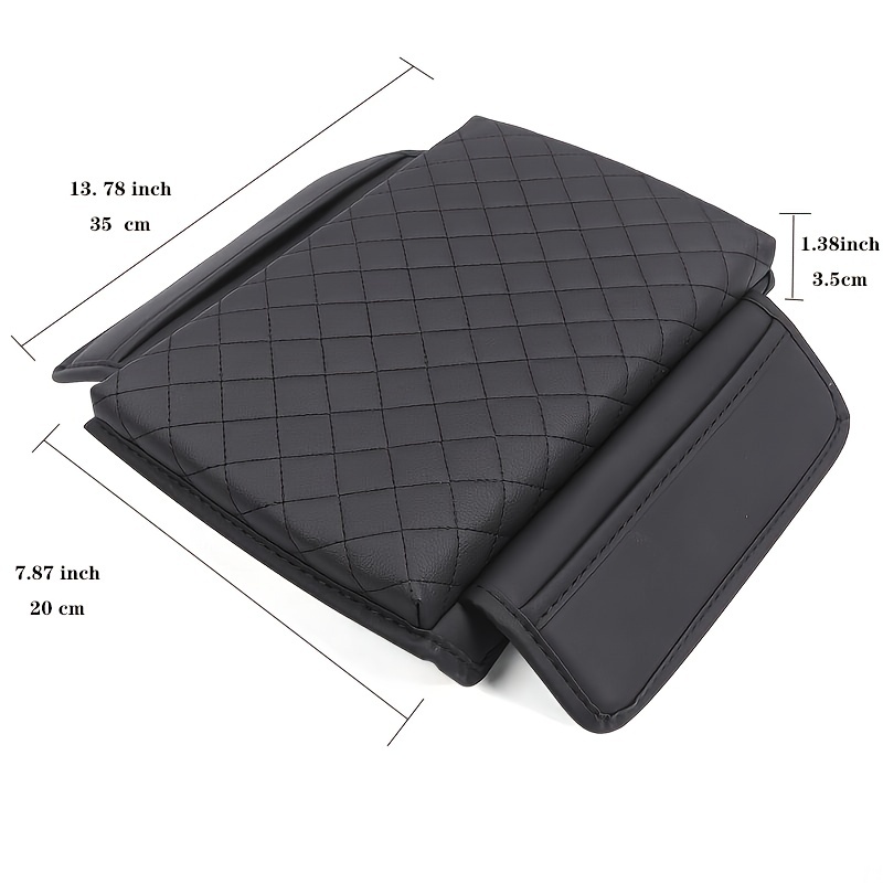 Upgrade Your Model 3/y With A Stylish Pu Leather Armrest Cover! - Temu