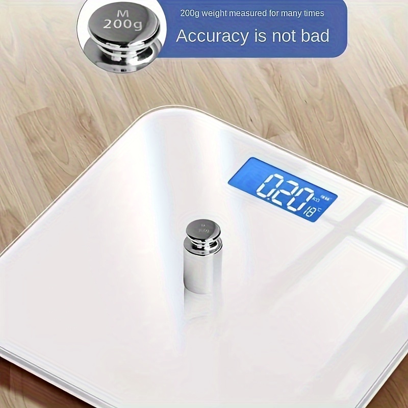 Ivory White Weight Scale, Body Weight Body Fat Electronic Body Scale, Home  Weight Loss Special Precision Small Durable Electronic Scale, Ss - Temu