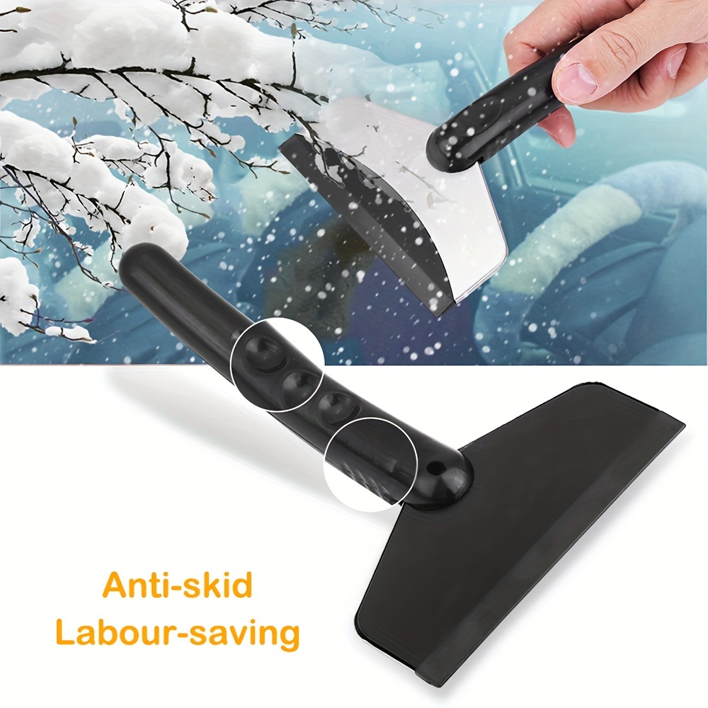 Snow Brush Ice Scraper For Car Ice Snow Removal Shovel Ice Scraper For Car  Windscreen Portable And Cute Shovel With Non-Slip