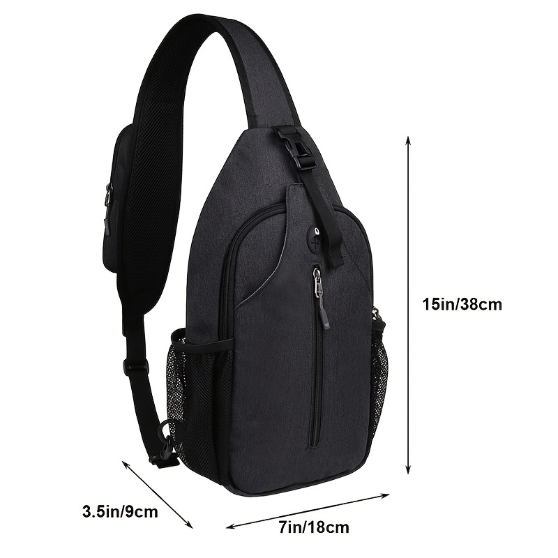 Men Women Sling Bag Water Resistant Shoulder Chest Crossbody Bags Sling  Backpack,Multi-Functional Casual Chest Bag, Nylon Cloth Men's Bag,Unisex  One Shoulder Bag Hiking Travel Backpack Crossbody Versatile Casual Daypack,  Father's Day Gift