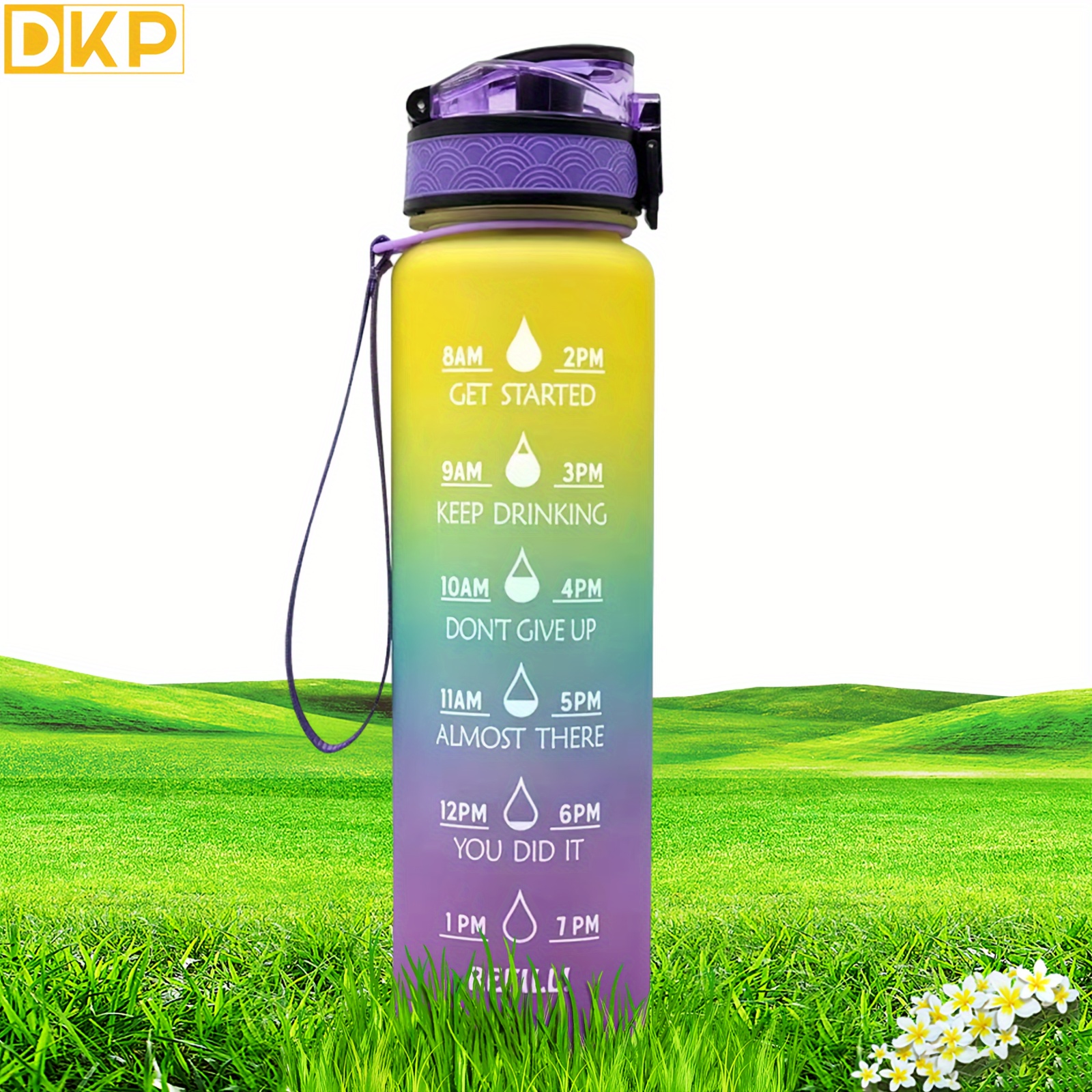 Purple Water Bottle - Begin Anywhere