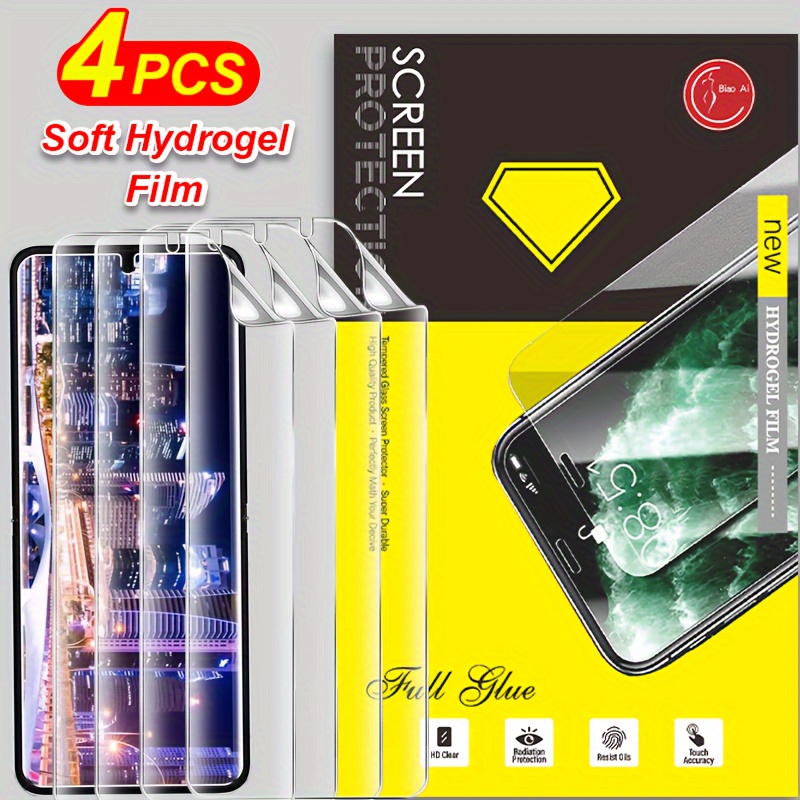 

4pcs Hydrogel Screen Protector, Full Coverage, For Samsung Galaxy Z Flip 5/ Galaxy Z Flip 4/galaxy Z Flip 3 5g (non-tempered Glass)