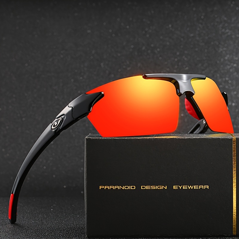 Premium Cool Rimless Polarized Outdoor Sports Sunglasses For Men