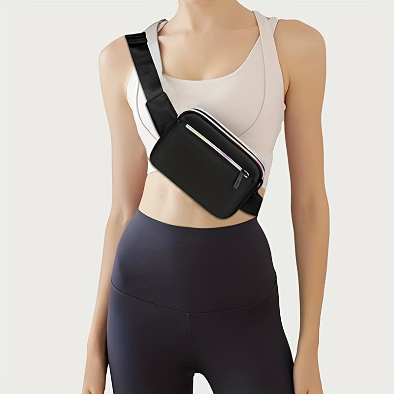 Chenille Letter Belt Bag With Adjustable Strap, Small Fashion Fanny Packs  For Women, Crossbody Bag For Running - Temu