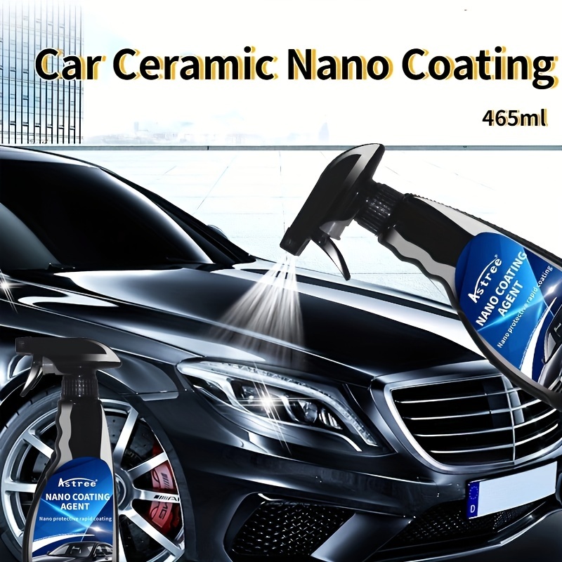 Sopami Car Coating Spray,2024 New Sopami Oil Film Emulsion Glass Cleaner,  Waterless Wash Quick Car Nano Polish Spray, Ceramic Crystal Coating Agent  (2