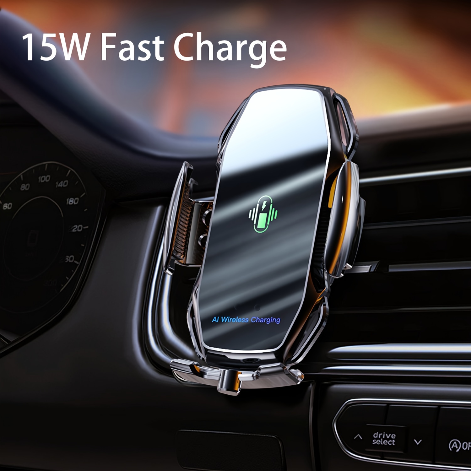 15w Wireless Car Charger, [electromagnetic Sense] Fast In Car Wireless  Charger Phone Holder Vent Mount Compatible For Iphone 12/13/14 Pro/xs/xr -  Automotive - Temu Austria
