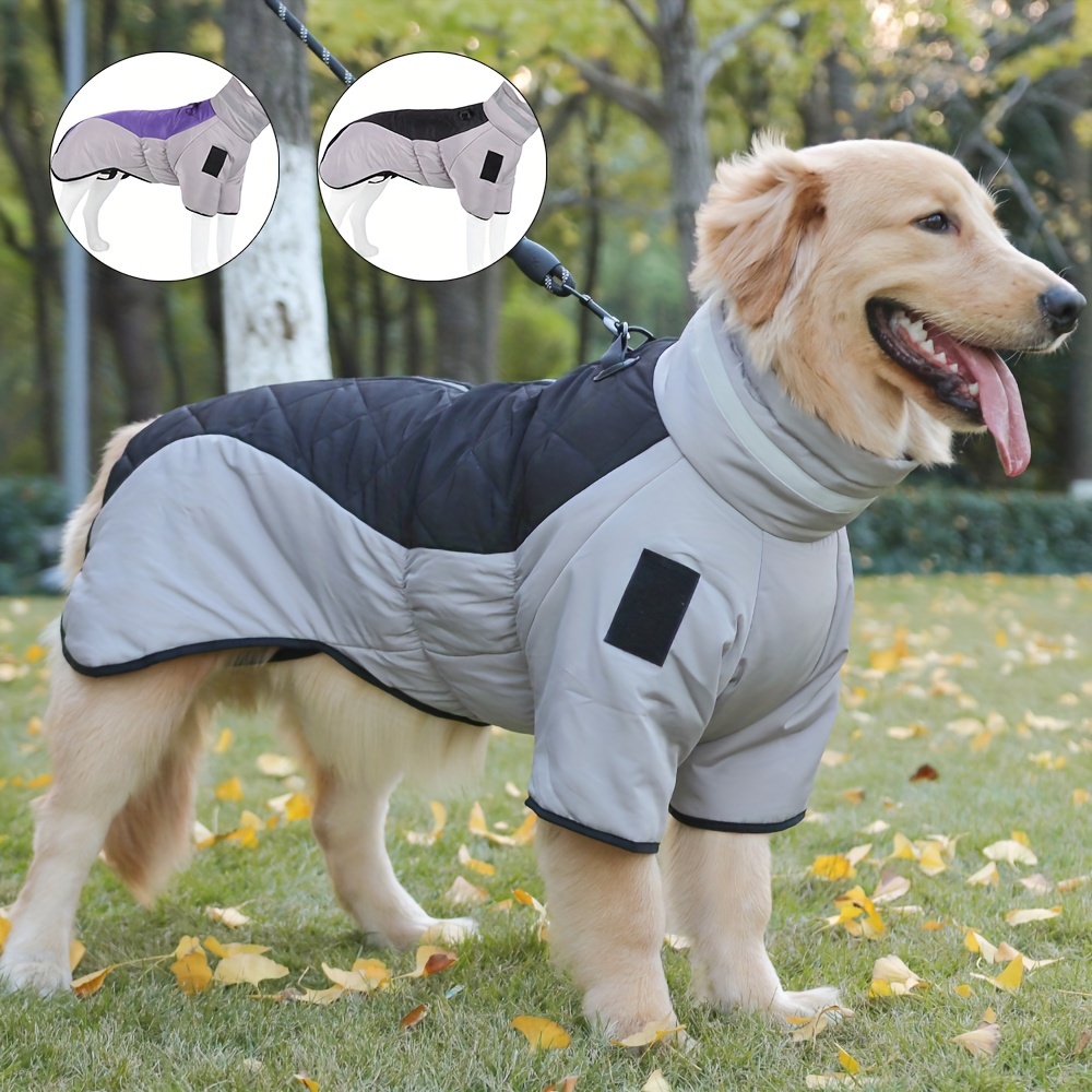 1pc Abrigo Impermeable Reflectante Invierno Mascotas Perros