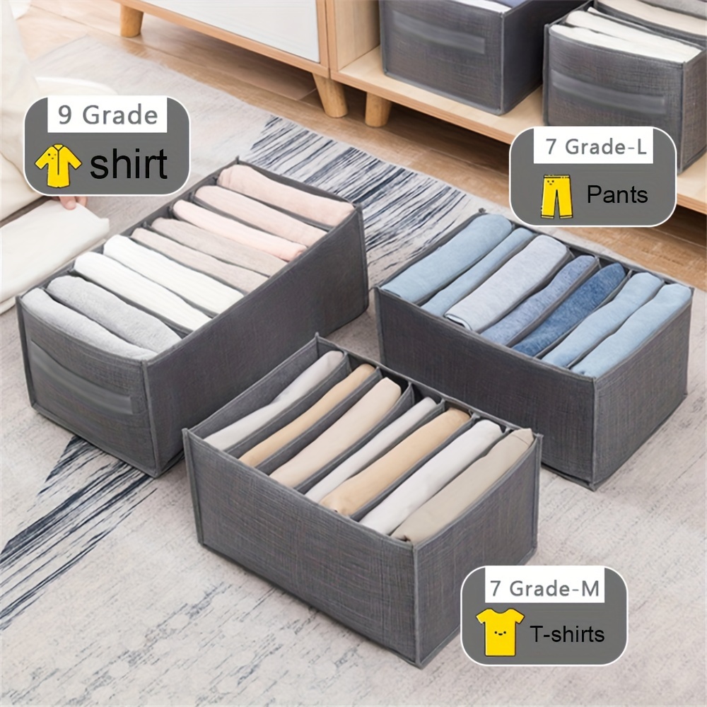 Jeans Organization Storage Box  Folding Clothes Organizer Box