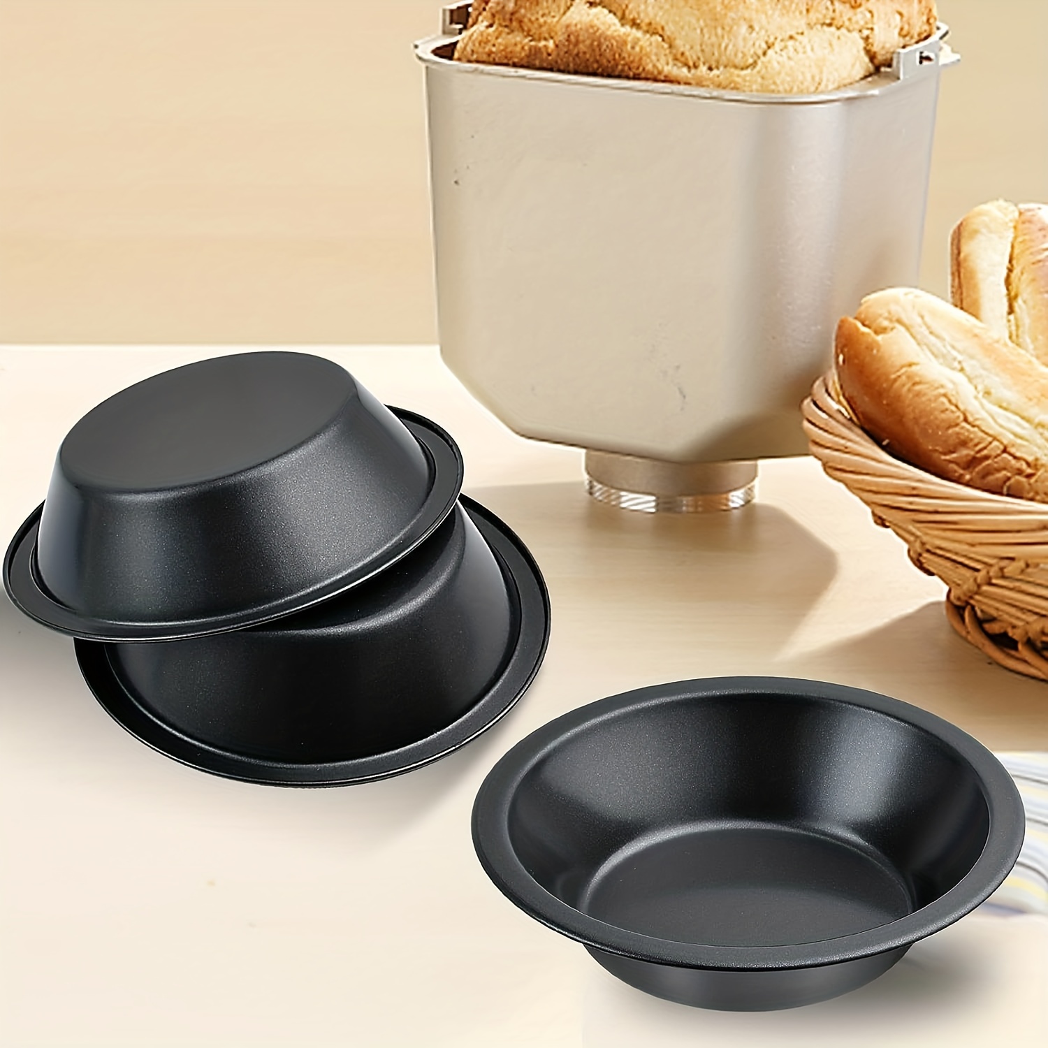 10Pcs Disposable Mini Pie Tins Tart Pans Small Pie Pan Round Cake