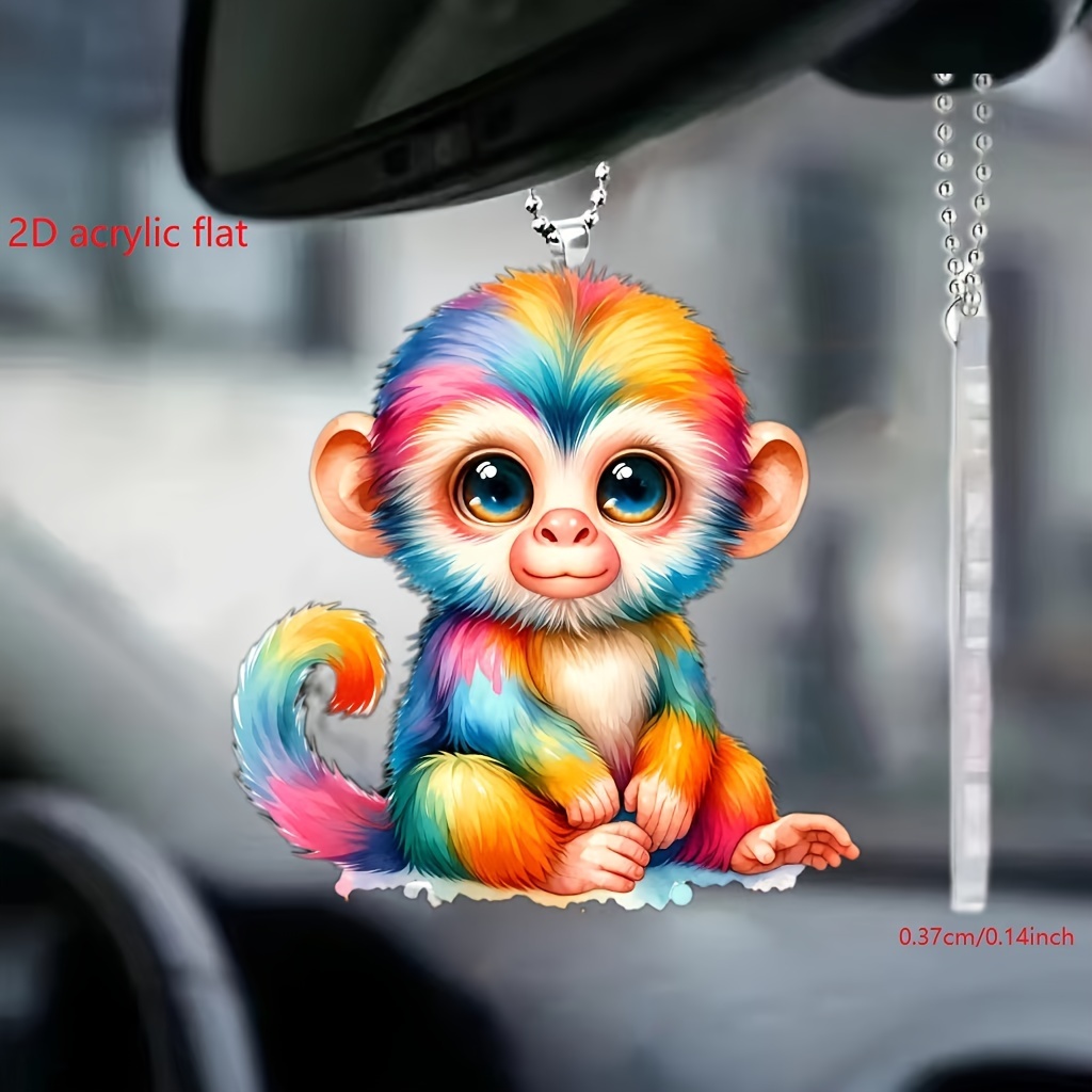 Niedlicher Affe Taschentuchhalter Tier Cartoon für Auto Büro