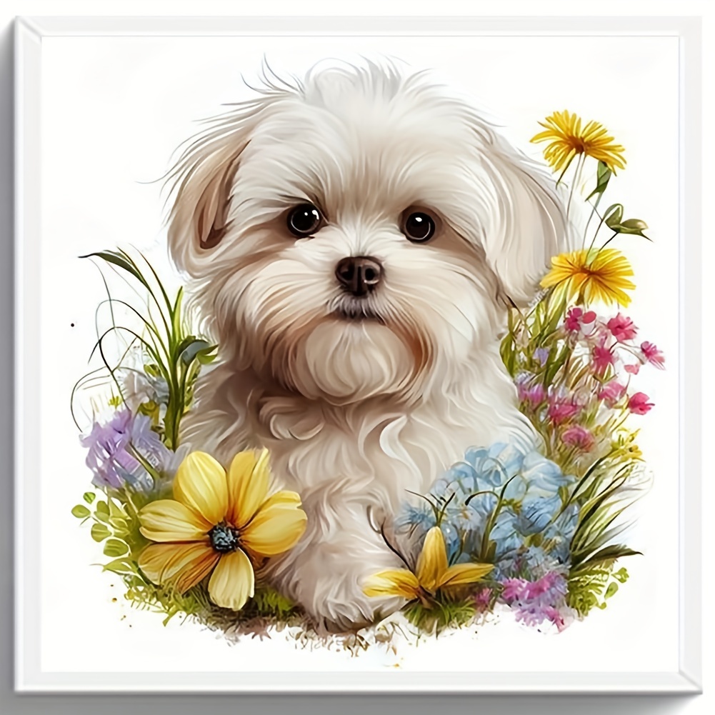 Shih Tzu Dog - 5D Diamond Painting 