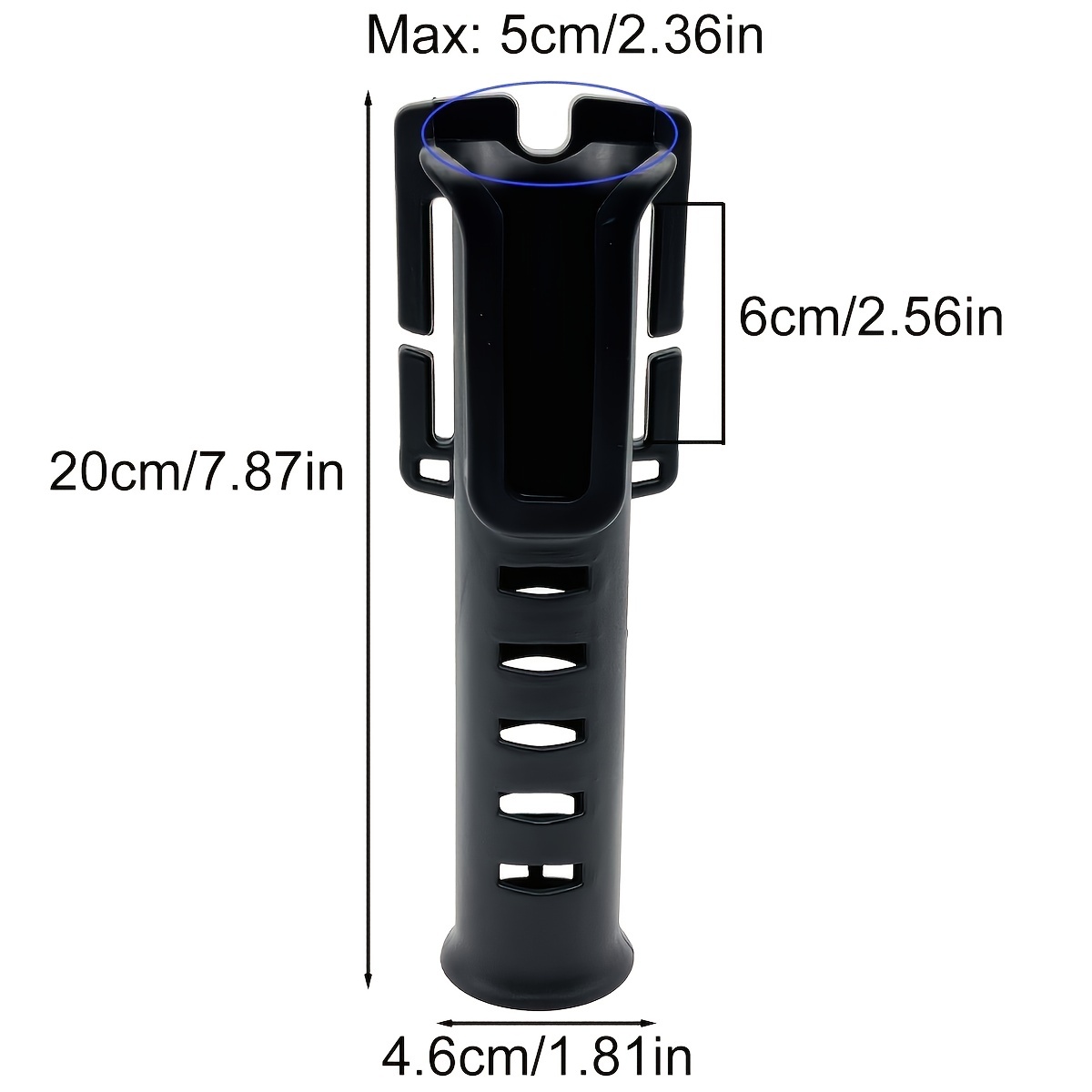 6pcs Removable Hooks & Portable Pole Inserter - Adjustable Waist Belt Rod  Holder for Men - Perfect Fishing Gear Accessories for Spinning Casting Reel